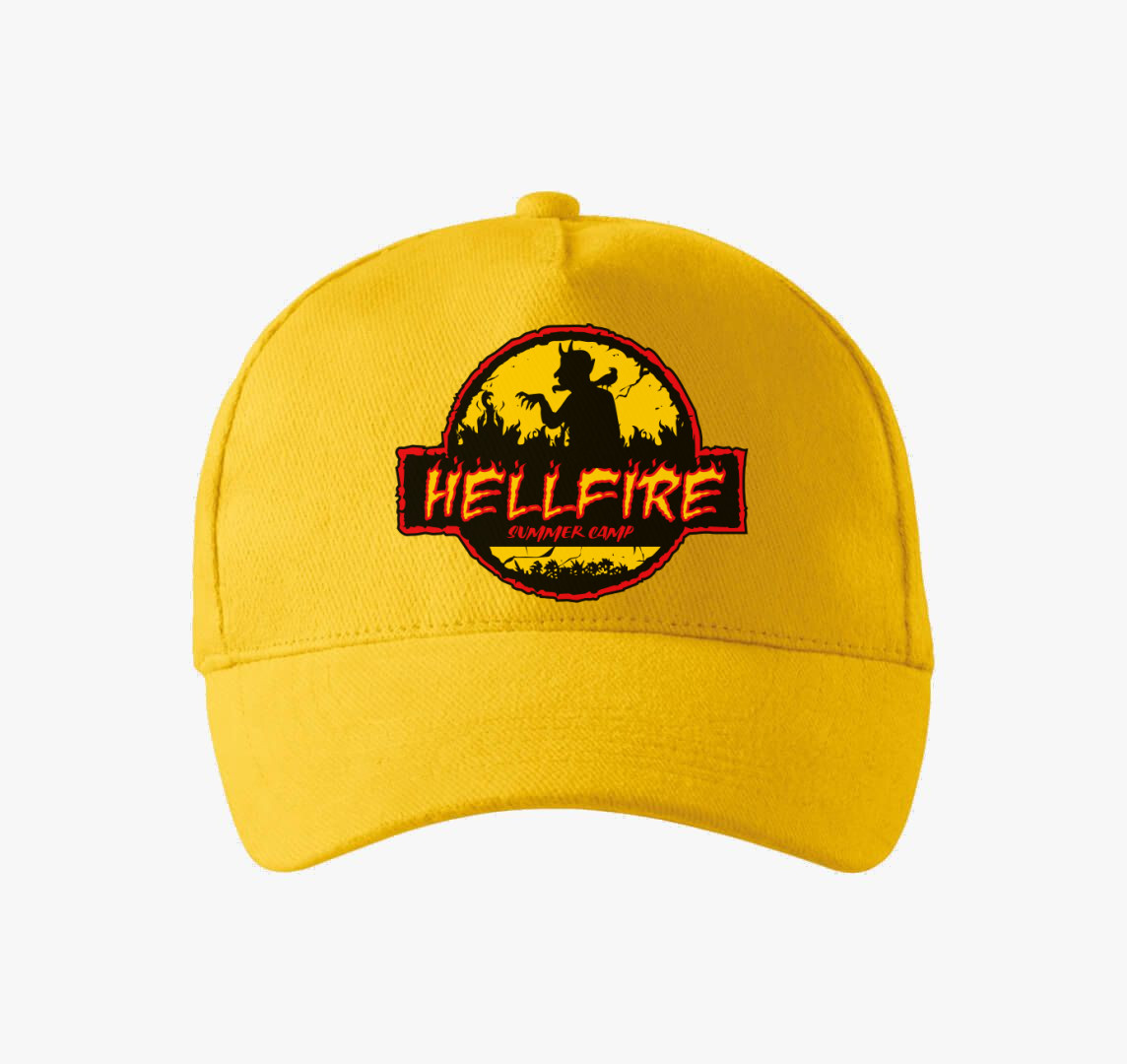 Hellfire summer camp baseball sapka — Sárga