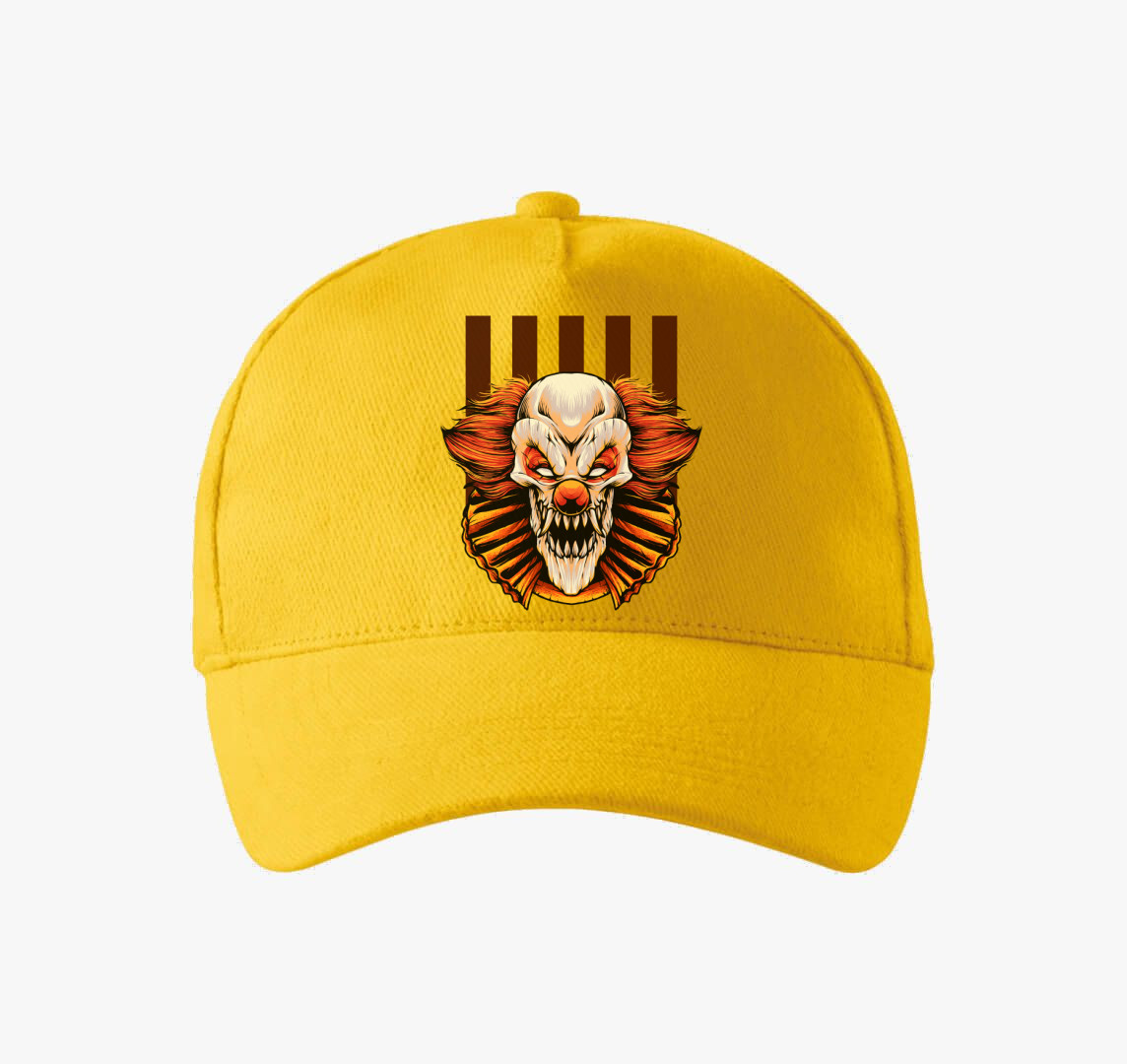 Bohóc démon baseball sapka — Sárga