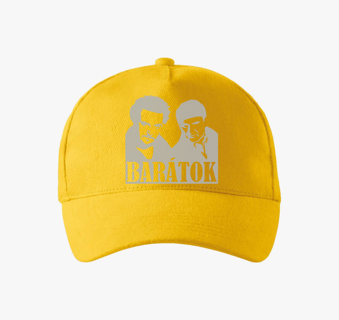 Reszkessetek barátok baseball sapka — Sárga