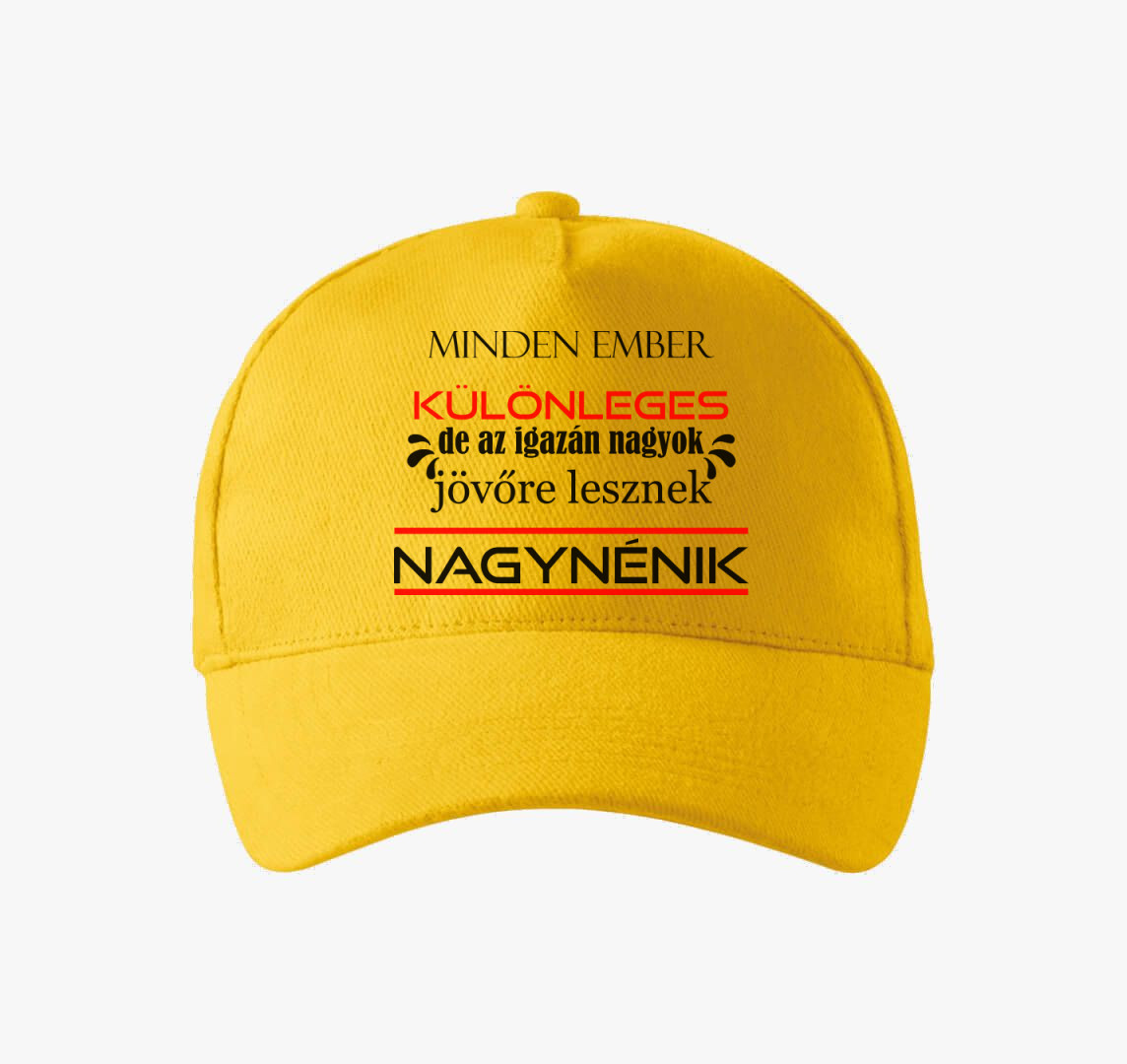 Különleges nagynéni  baseball sapka — Sárga
