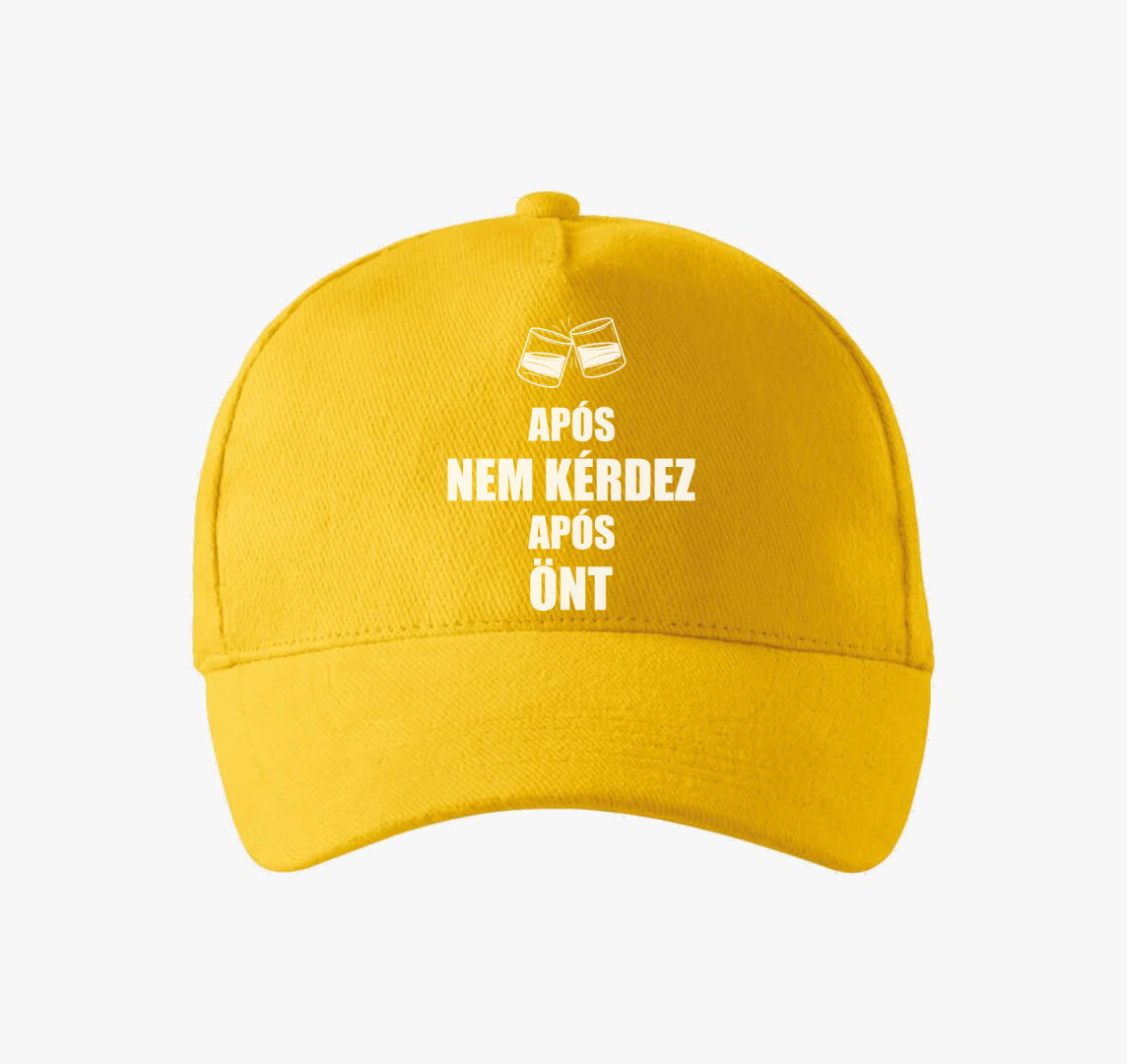Após nem kérdez após önt baseball sapka — Sárga