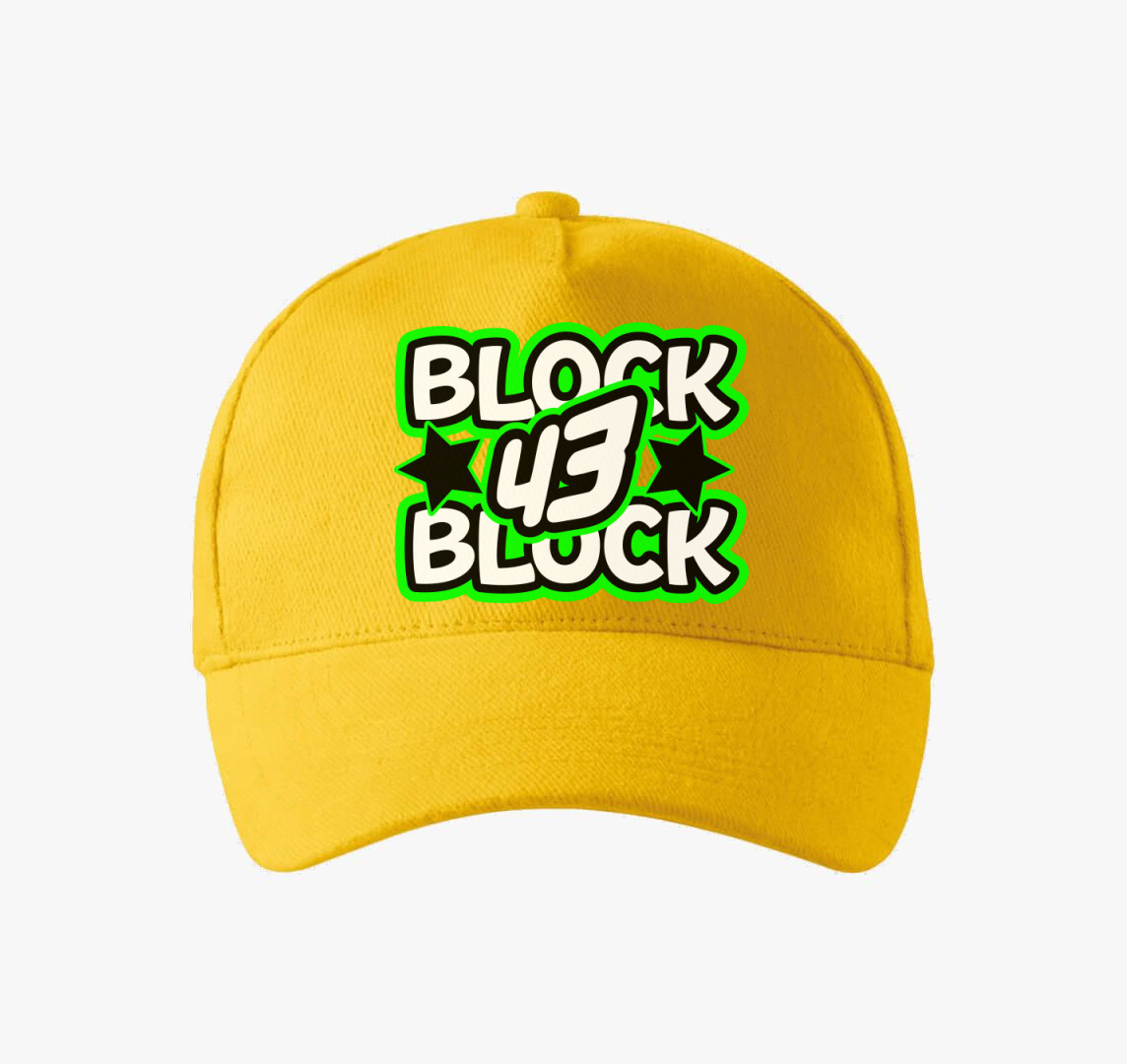 Ken Block star baseball sapka — Sárga