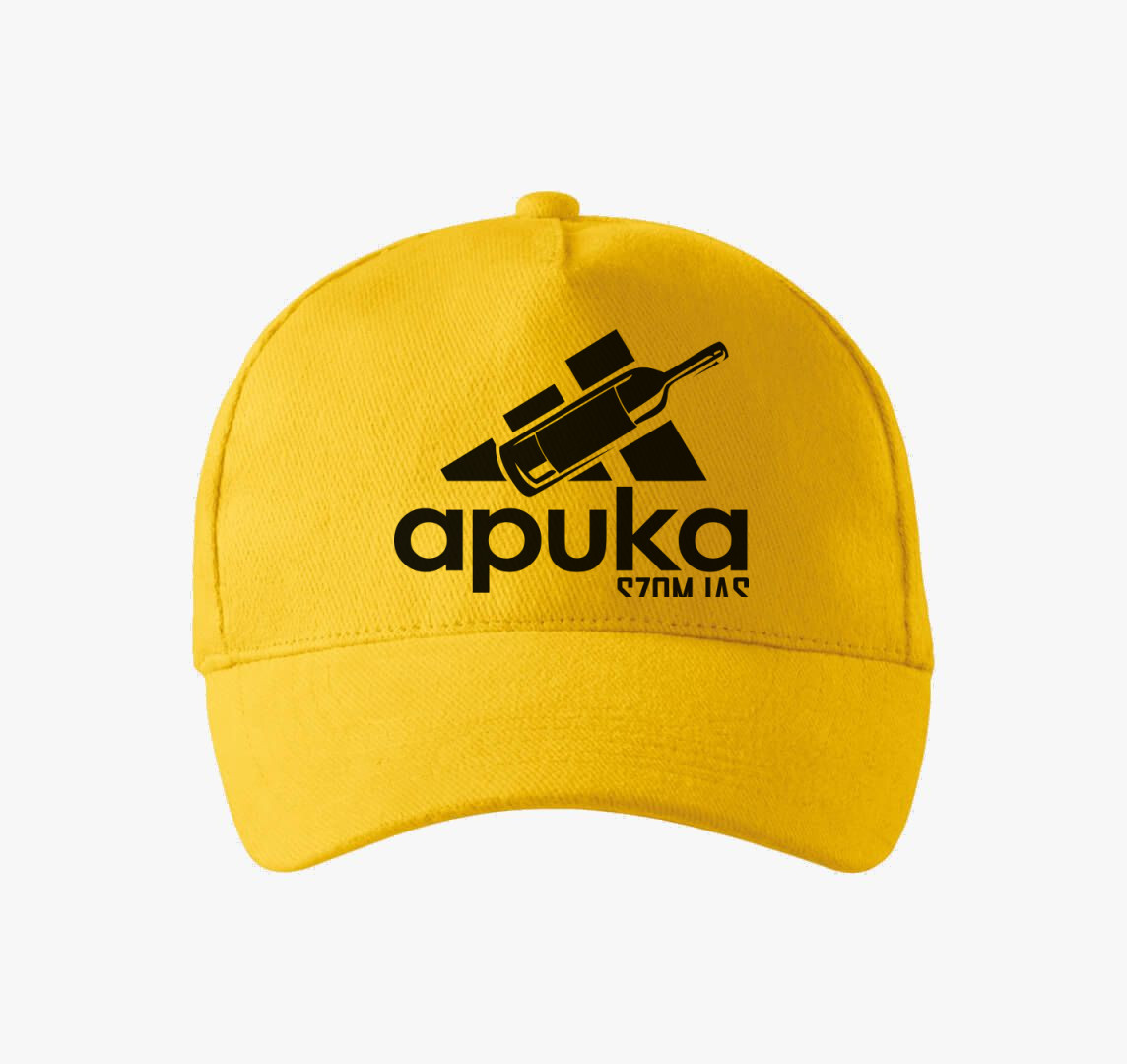 Apuka ivós márkás baseball sapka — Sárga