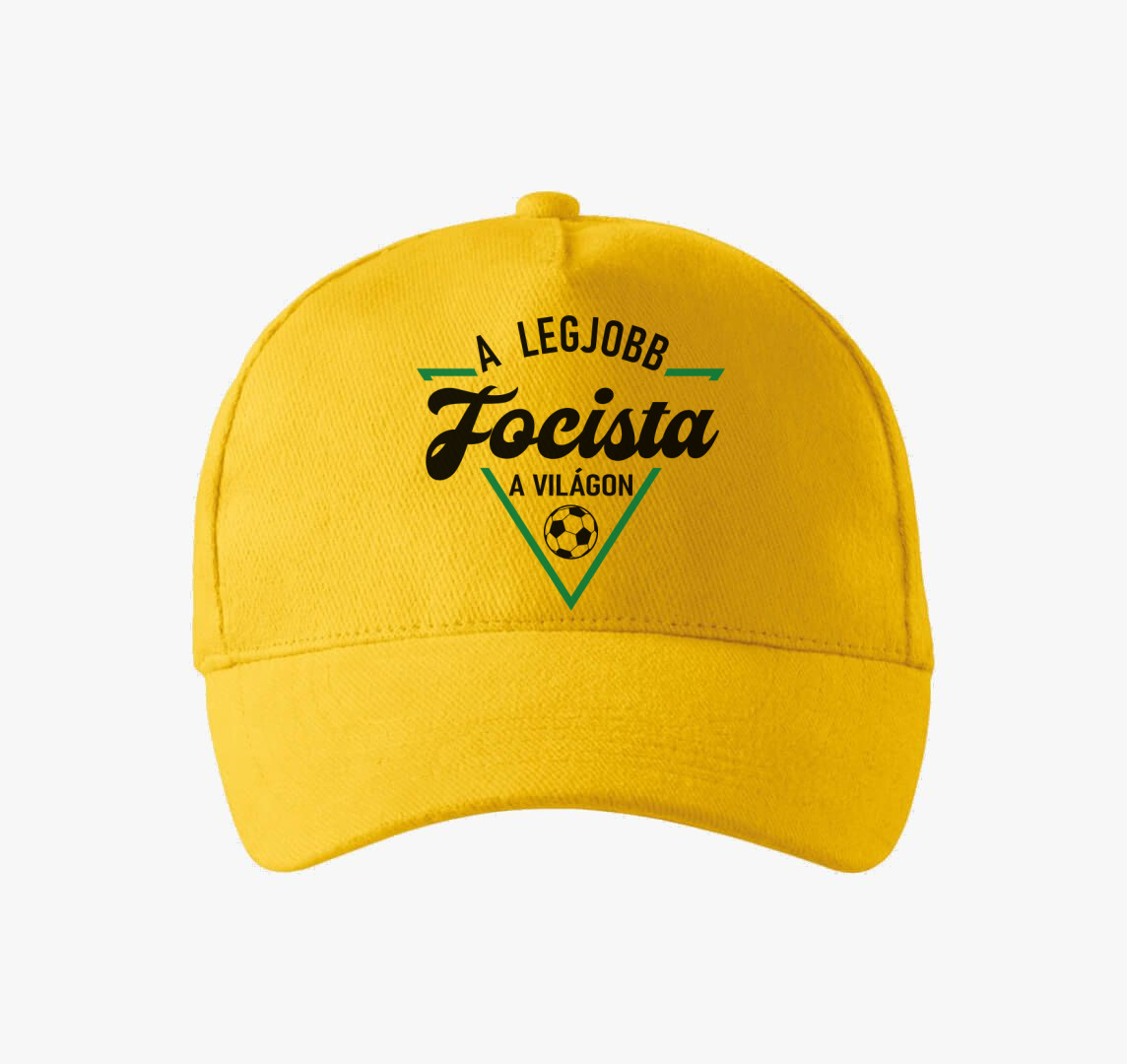 A legjobb focista a világon baseball sapka — Sárga