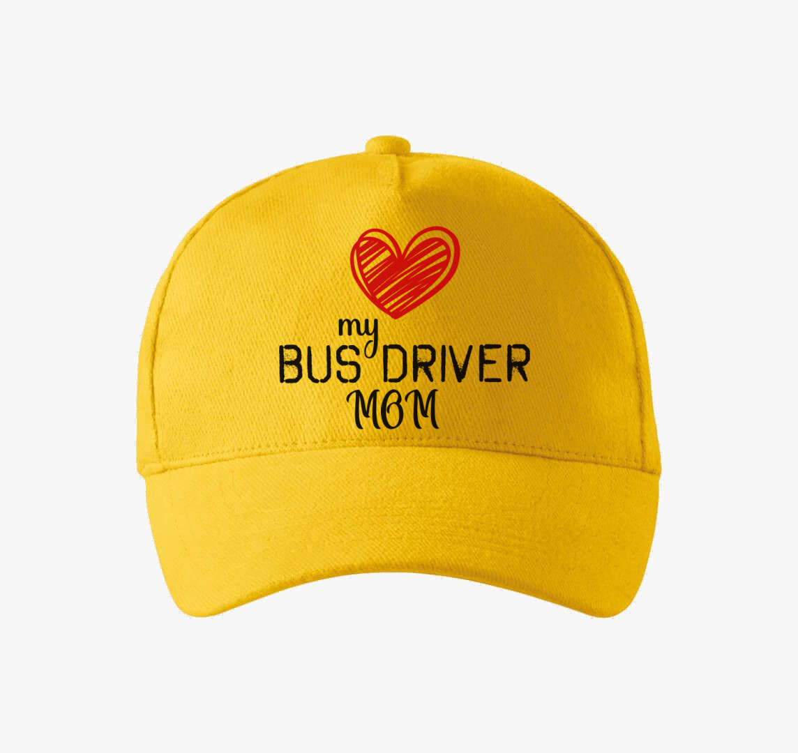 Buszsofőr anya baseball sapka — Sárga