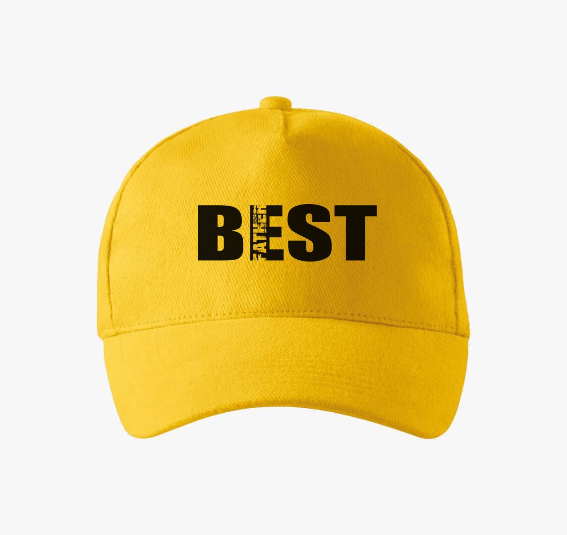 Best father baseball sapka — Sárga