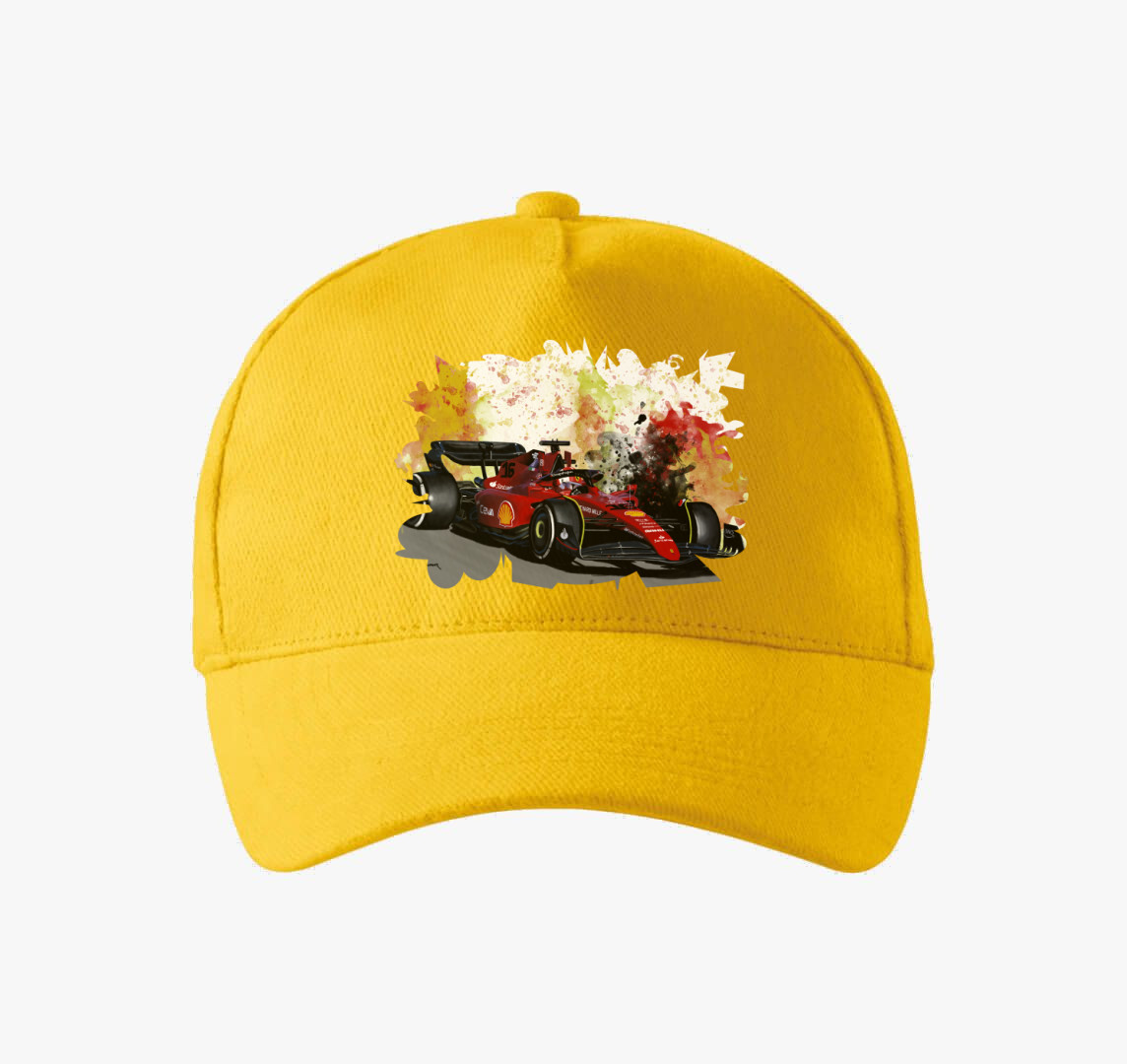 Charles Leclerc baseball sapka — Sárga