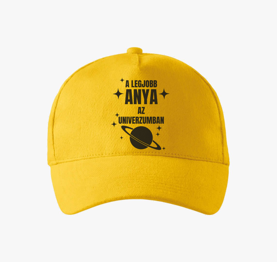 A legjobb anya az univerzumban anyáknak baseball sapka — Sárga