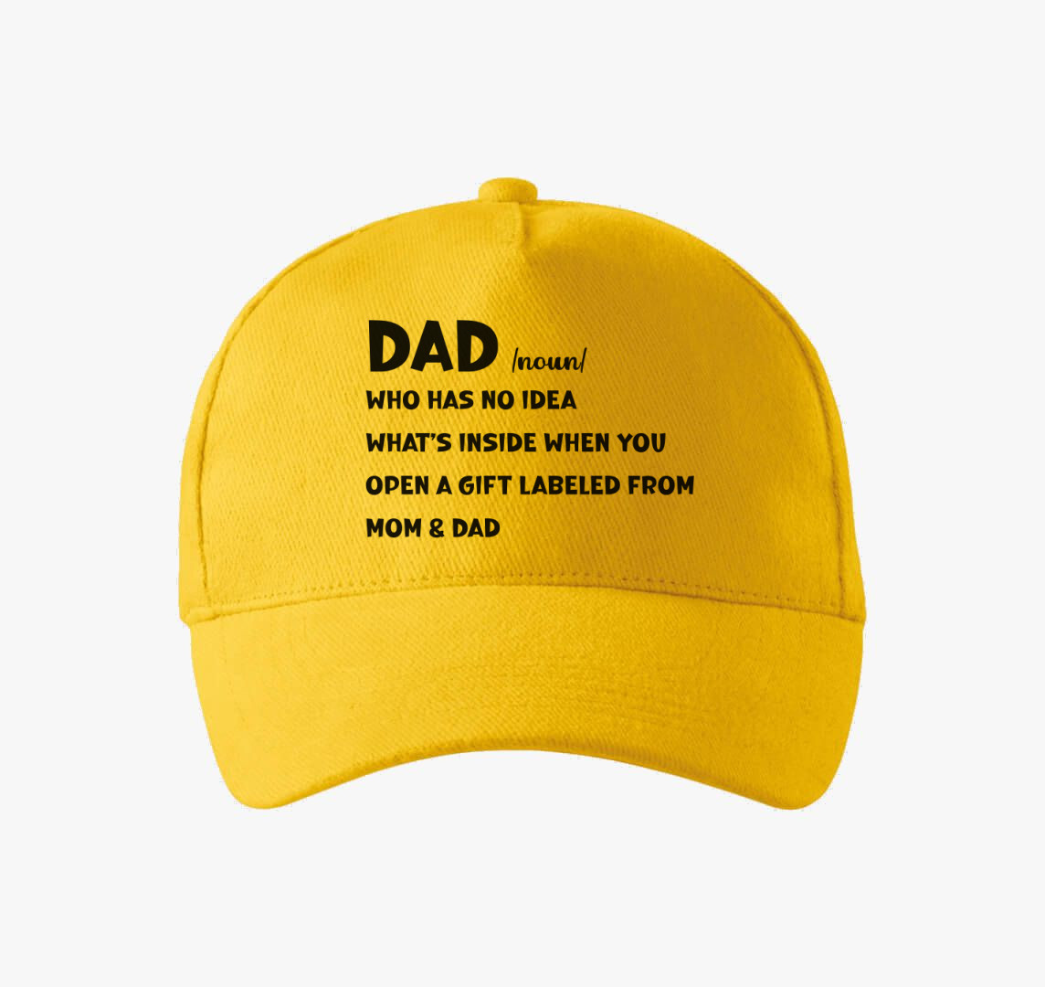 DAD definíció baseball sapka — Sárga