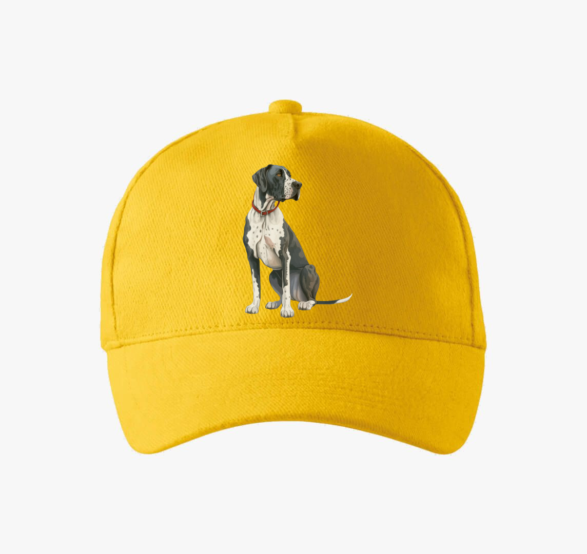 Dán dog baseball sapka — Sárga