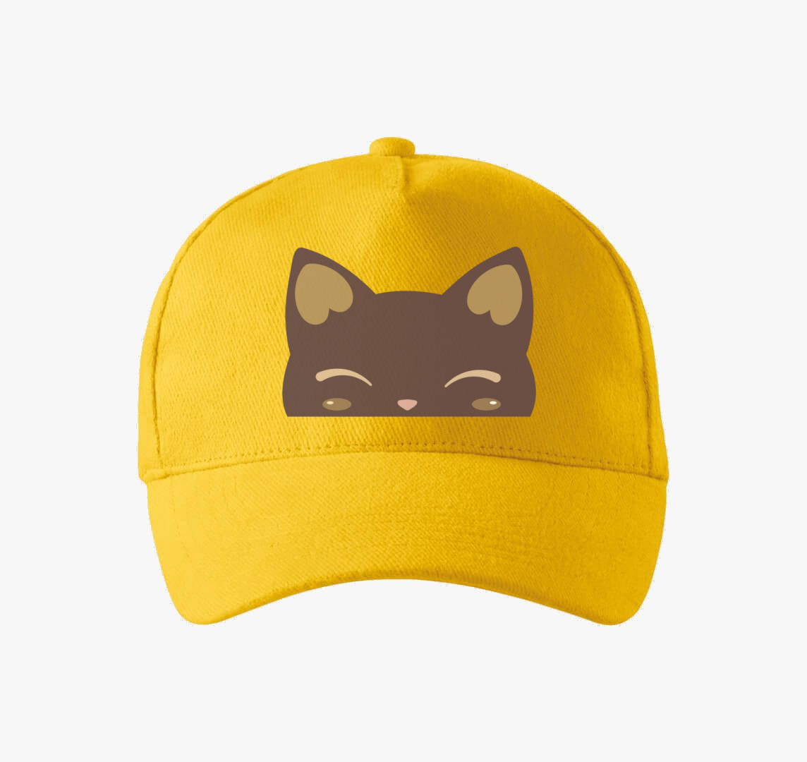 Cicaarc baseball sapka — Sárga