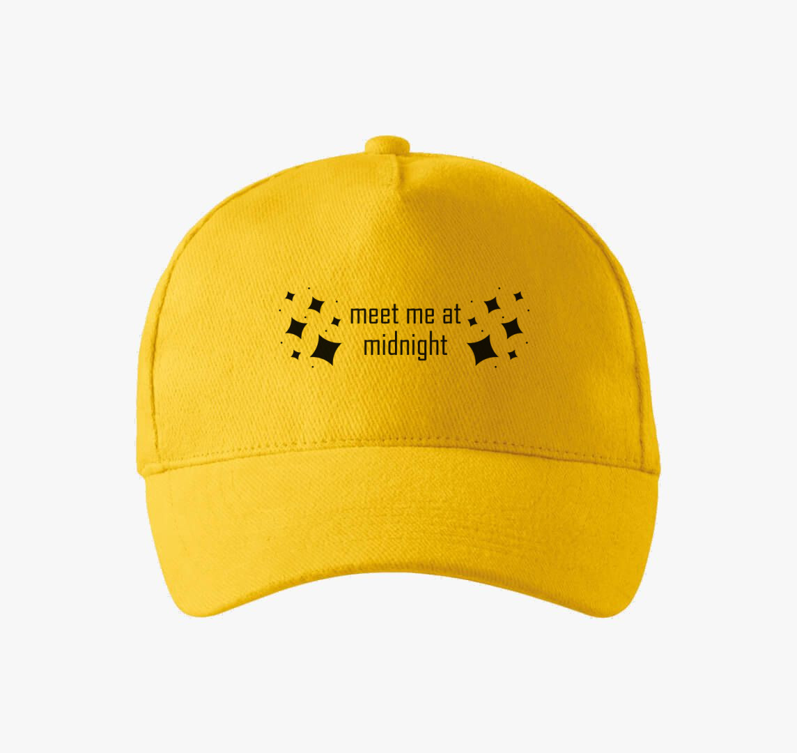 Meet me at midnight taylor swift baseball sapka — Sárga