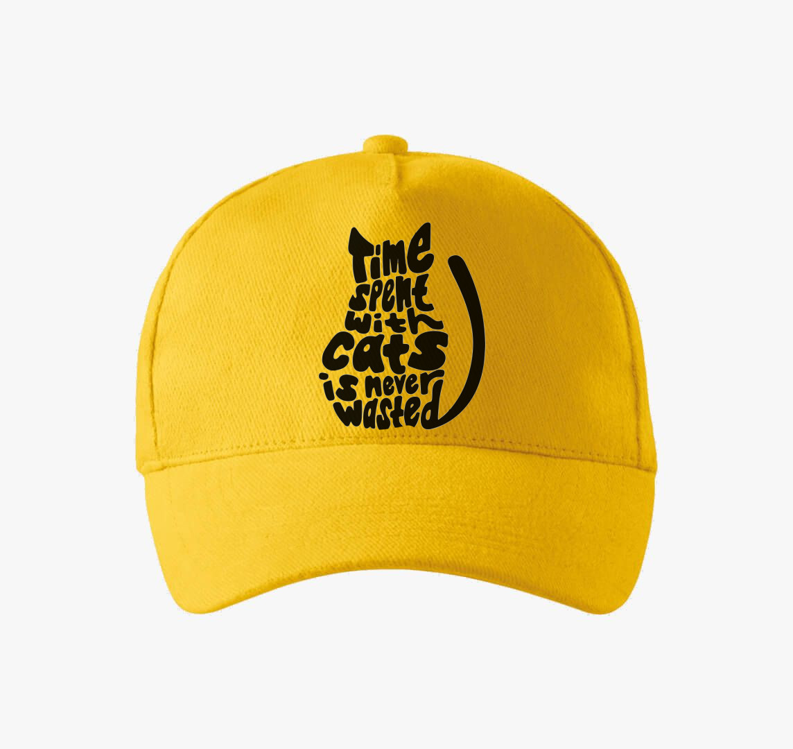 Cat Time baseball sapka — Sárga