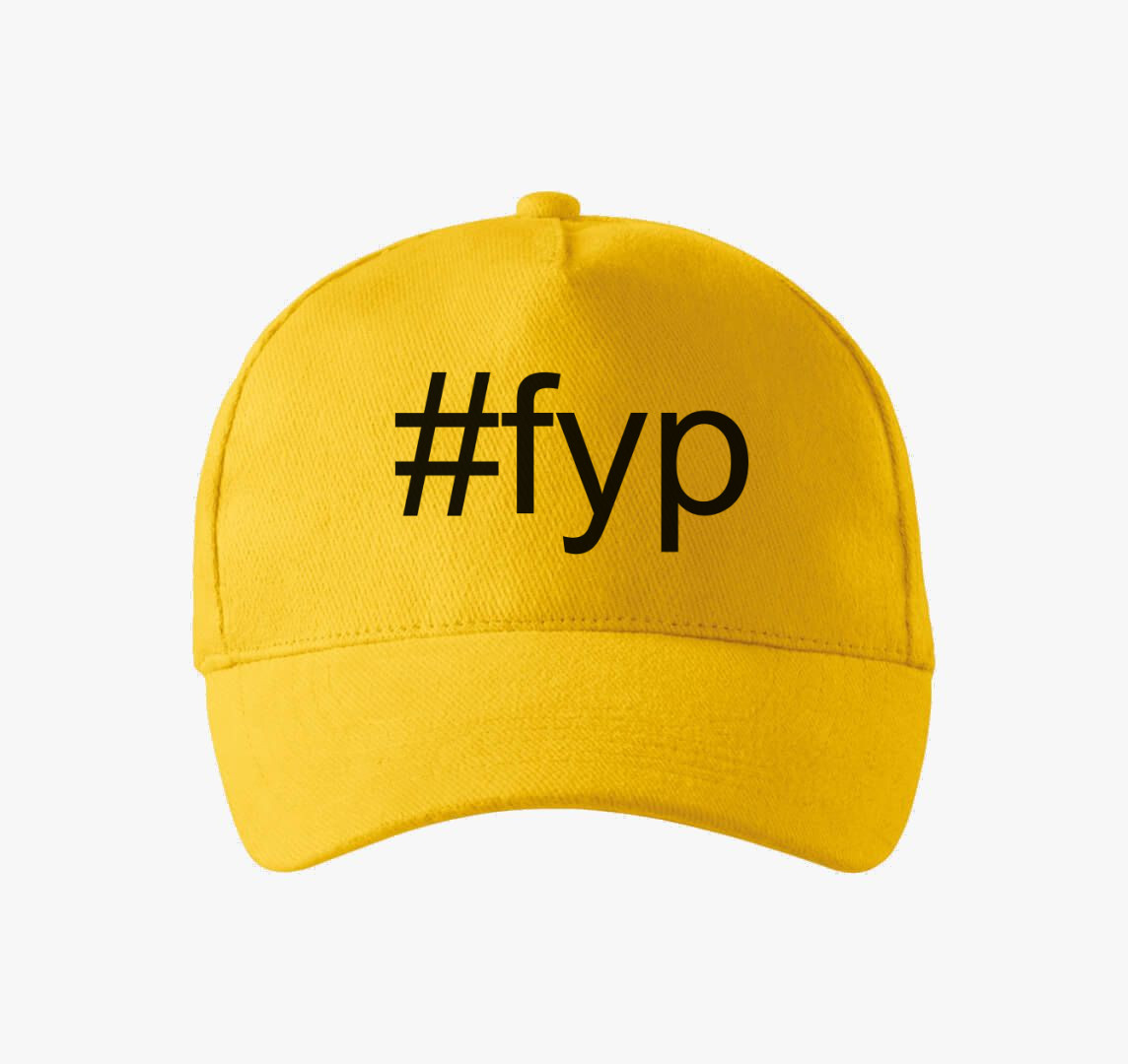 Fyp baseball sapka — Sárga