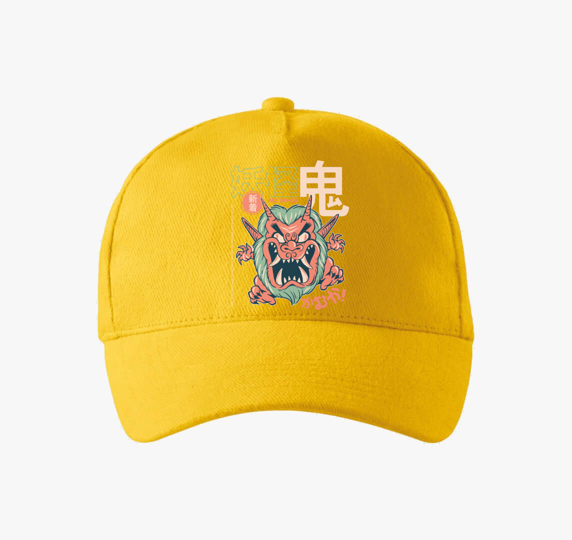 Red Demon baseball sapka — Sárga
