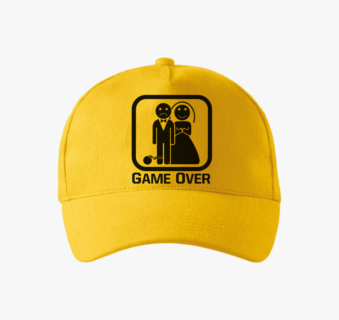 GameOver baseball sapka — Sárga
