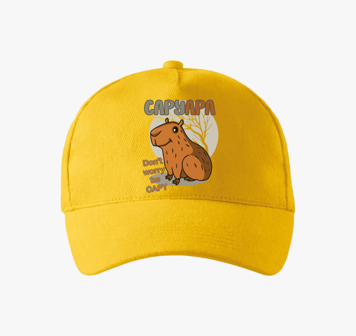 CapyApa baseball sapka — Sárga