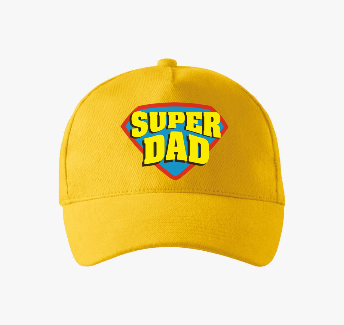 SzuperDad baseball sapka — Sárga