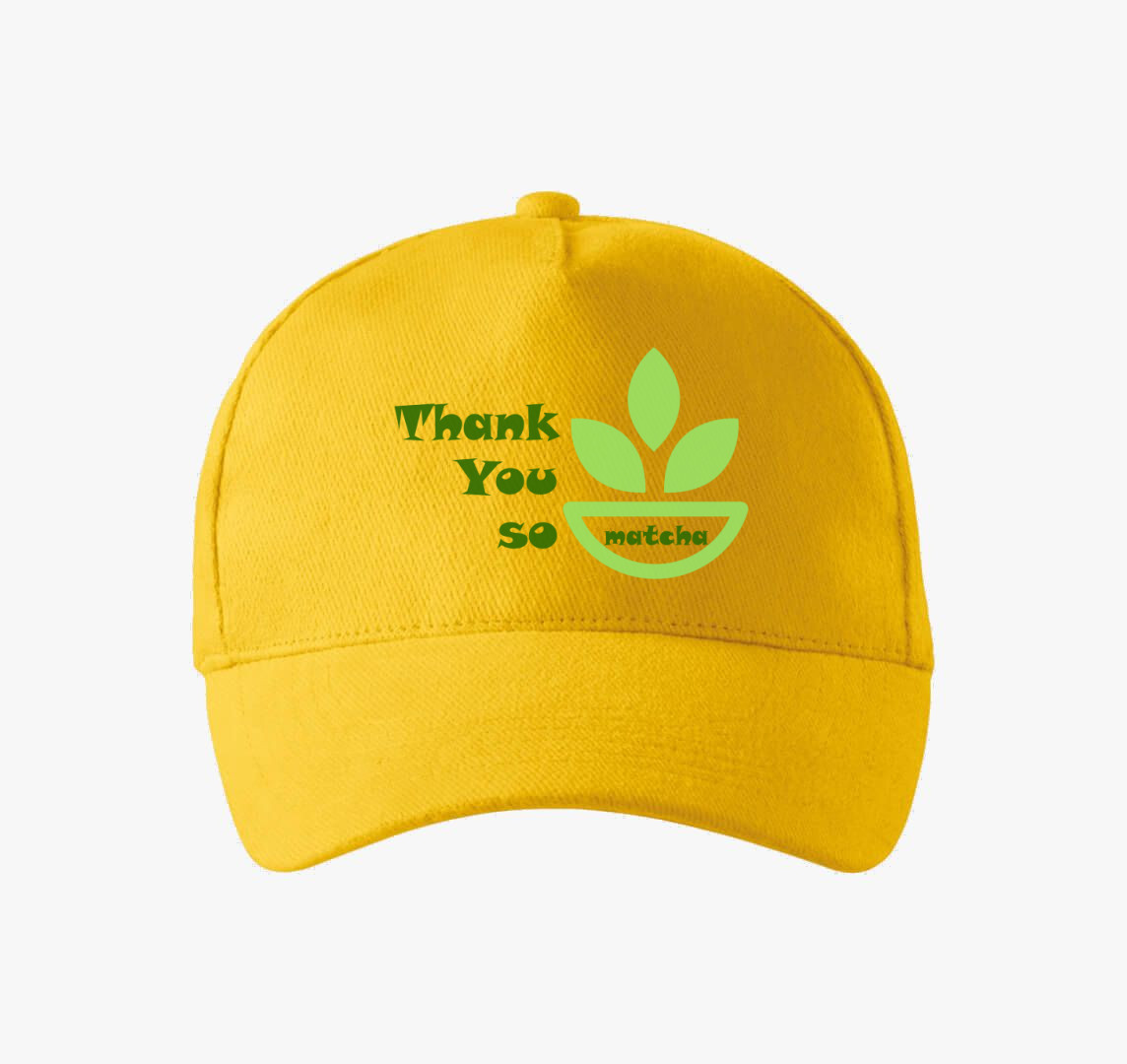 So matcha baseball sapka — Sárga