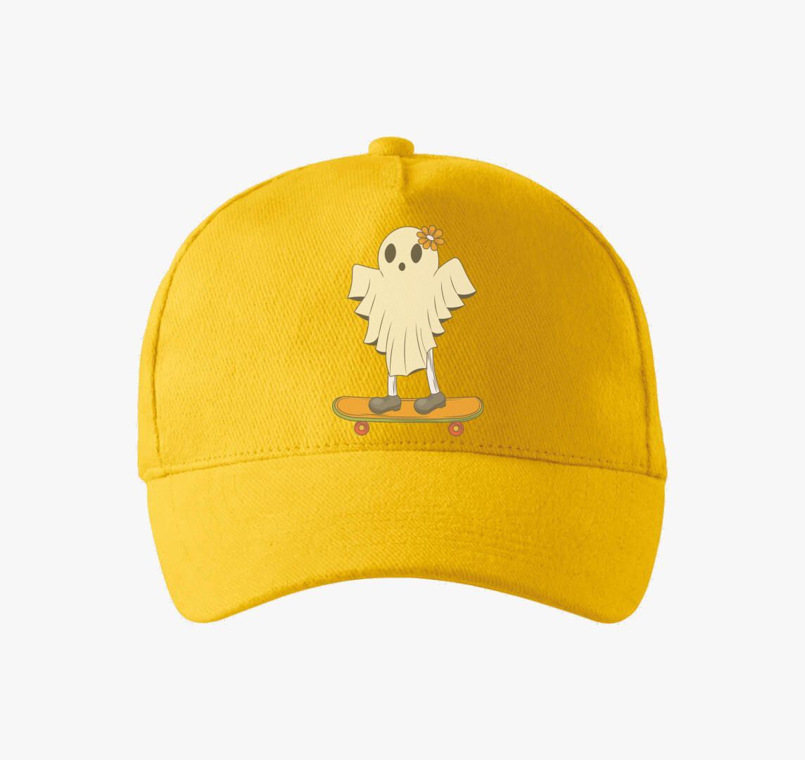 Deszkás halloween baseball sapka — Sárga