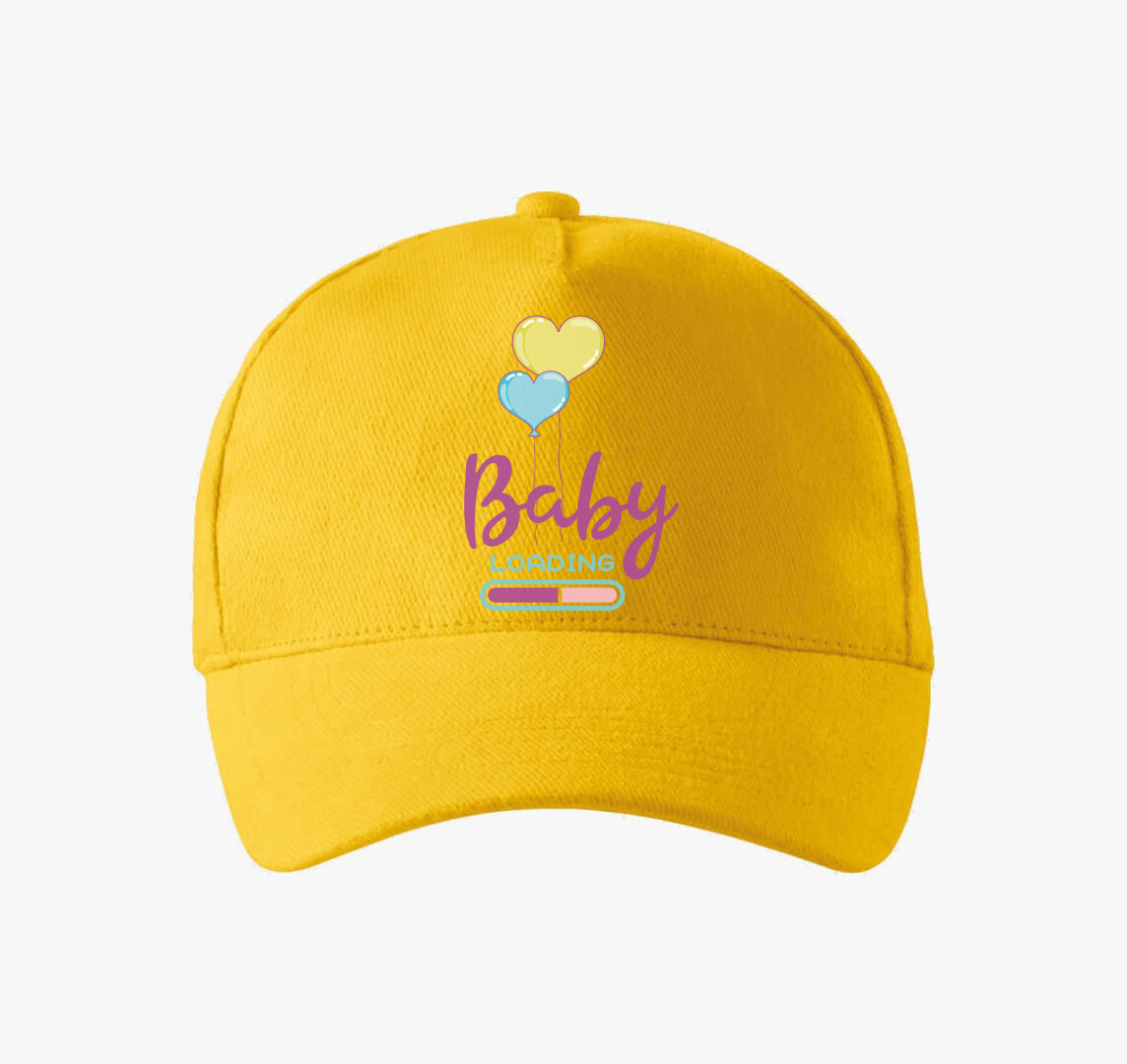 Baby loading lila baseball sapka — Sárga