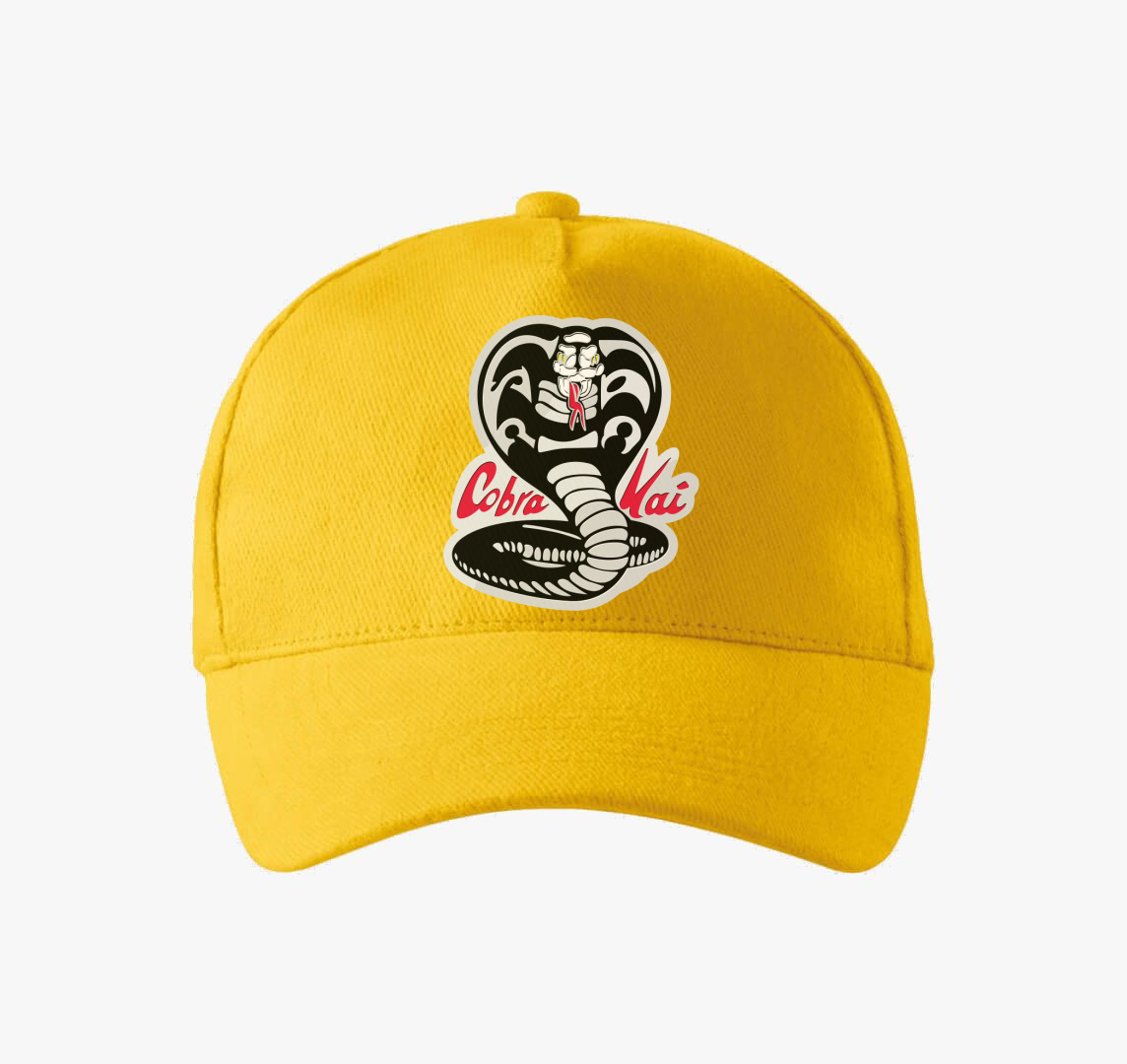 Cobra Kai sorozat baseball sapka — Sárga