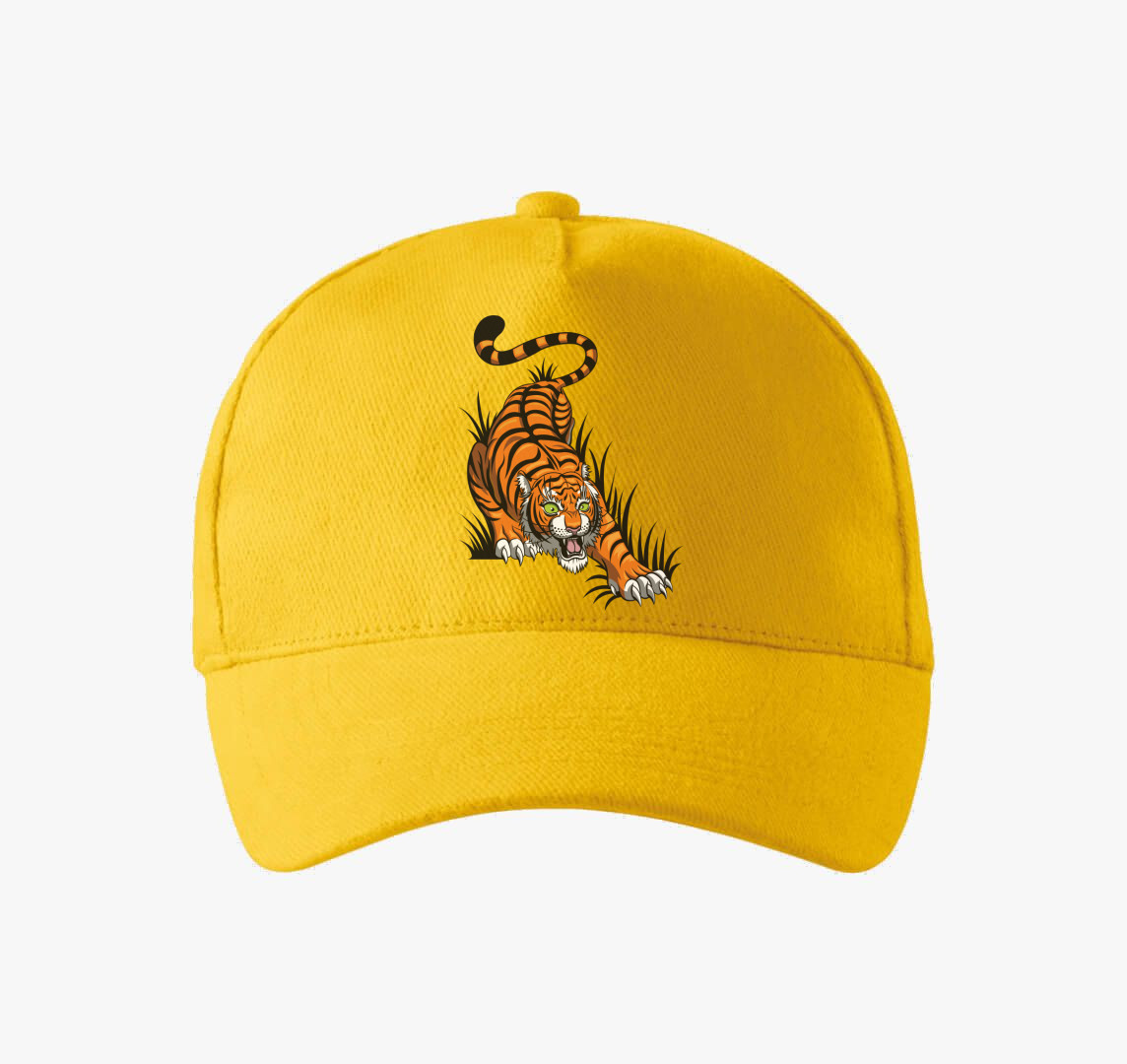 Tiger baseball sapka — Sárga