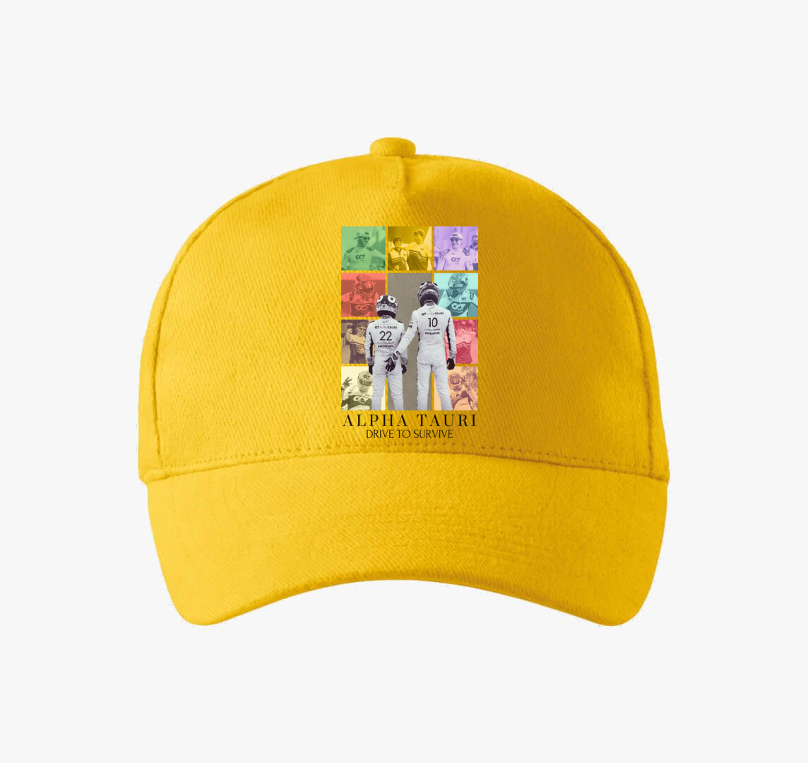 Alpha Tauri F1 baseball sapka — Sárga
