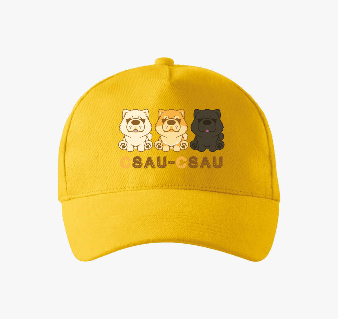 3 csaucsau baseball sapka — Sárga