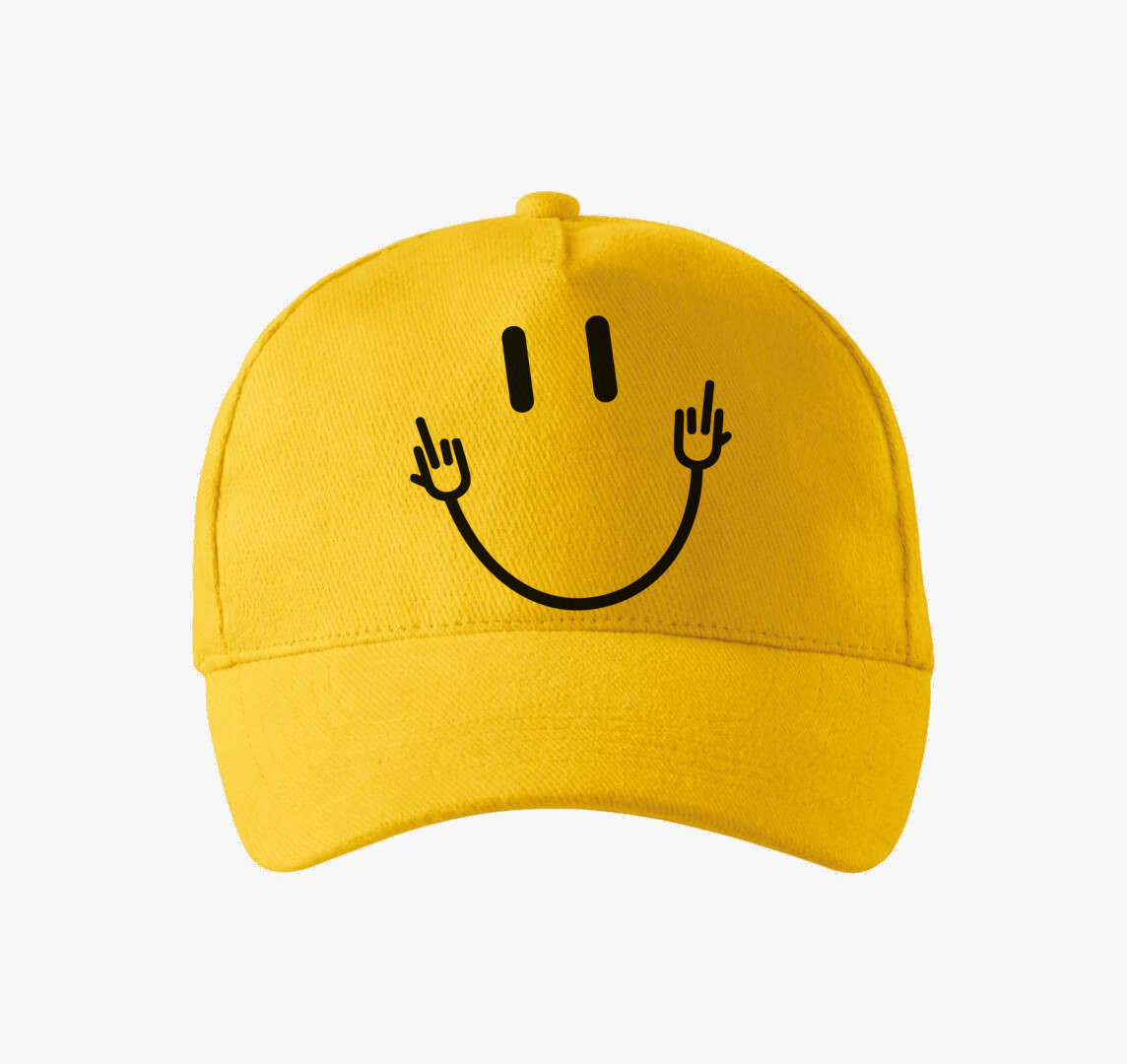 Smiley 4 baseball sapka — Sárga
