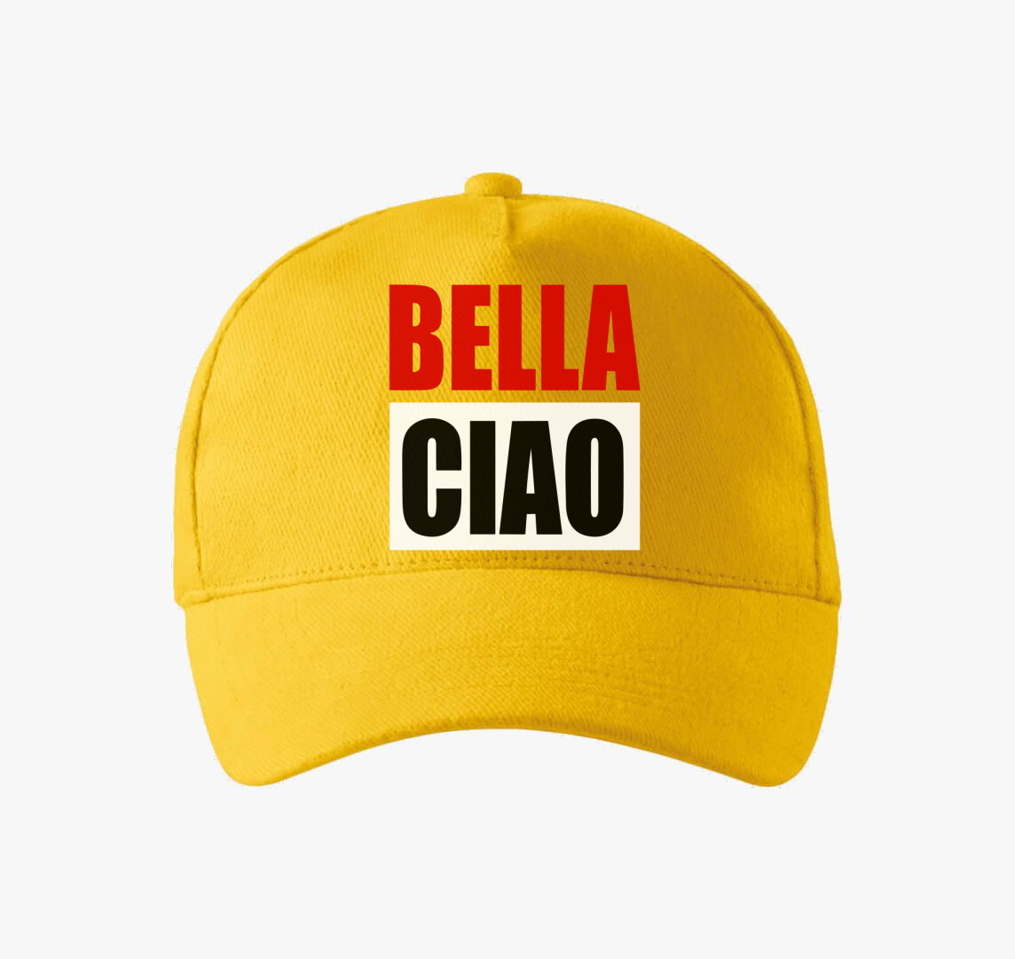 Bella Ciao baseball sapka — Sárga