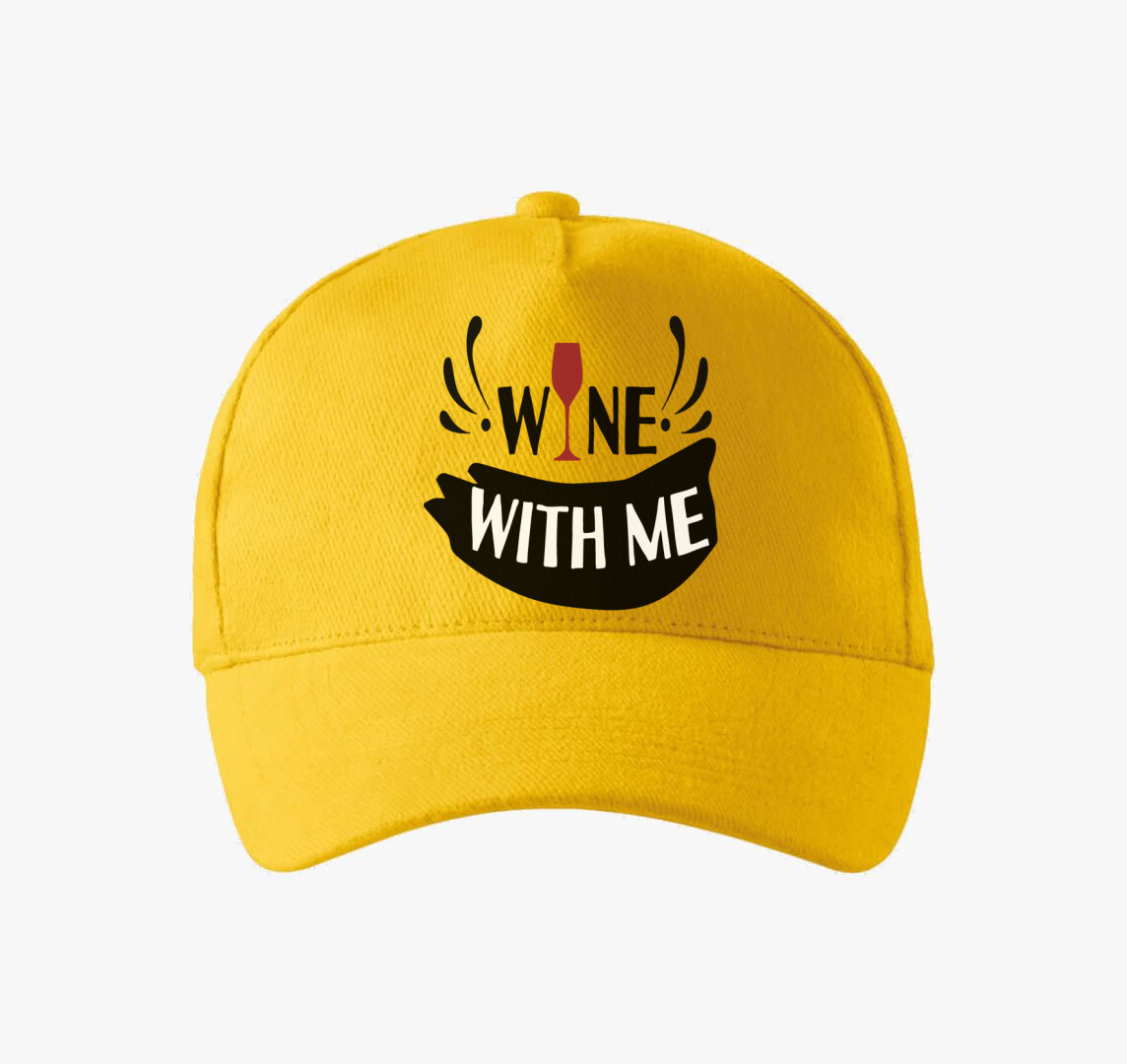 Wine baseball sapka — Sárga