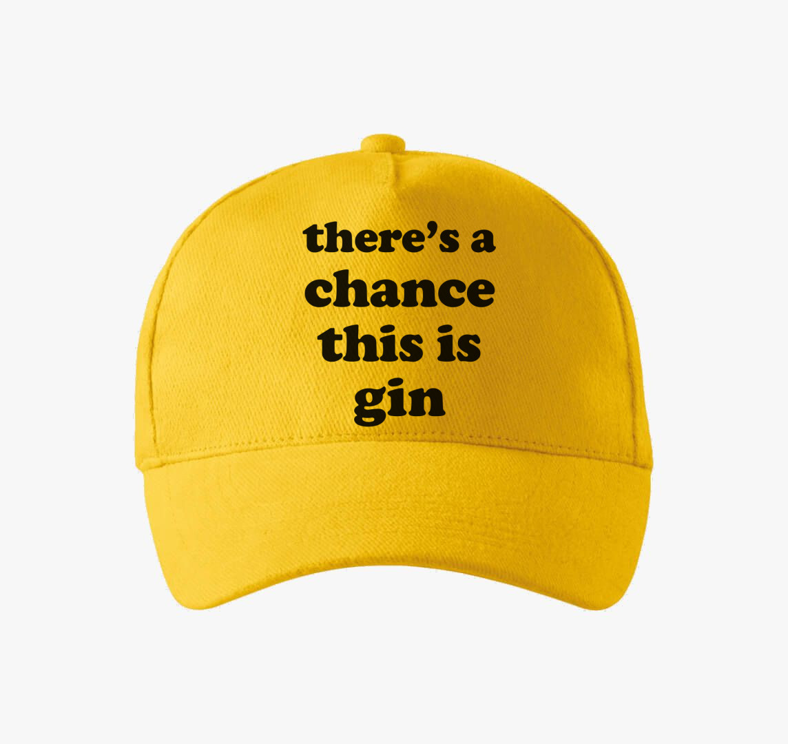 Gin chance baseball sapka — Sárga