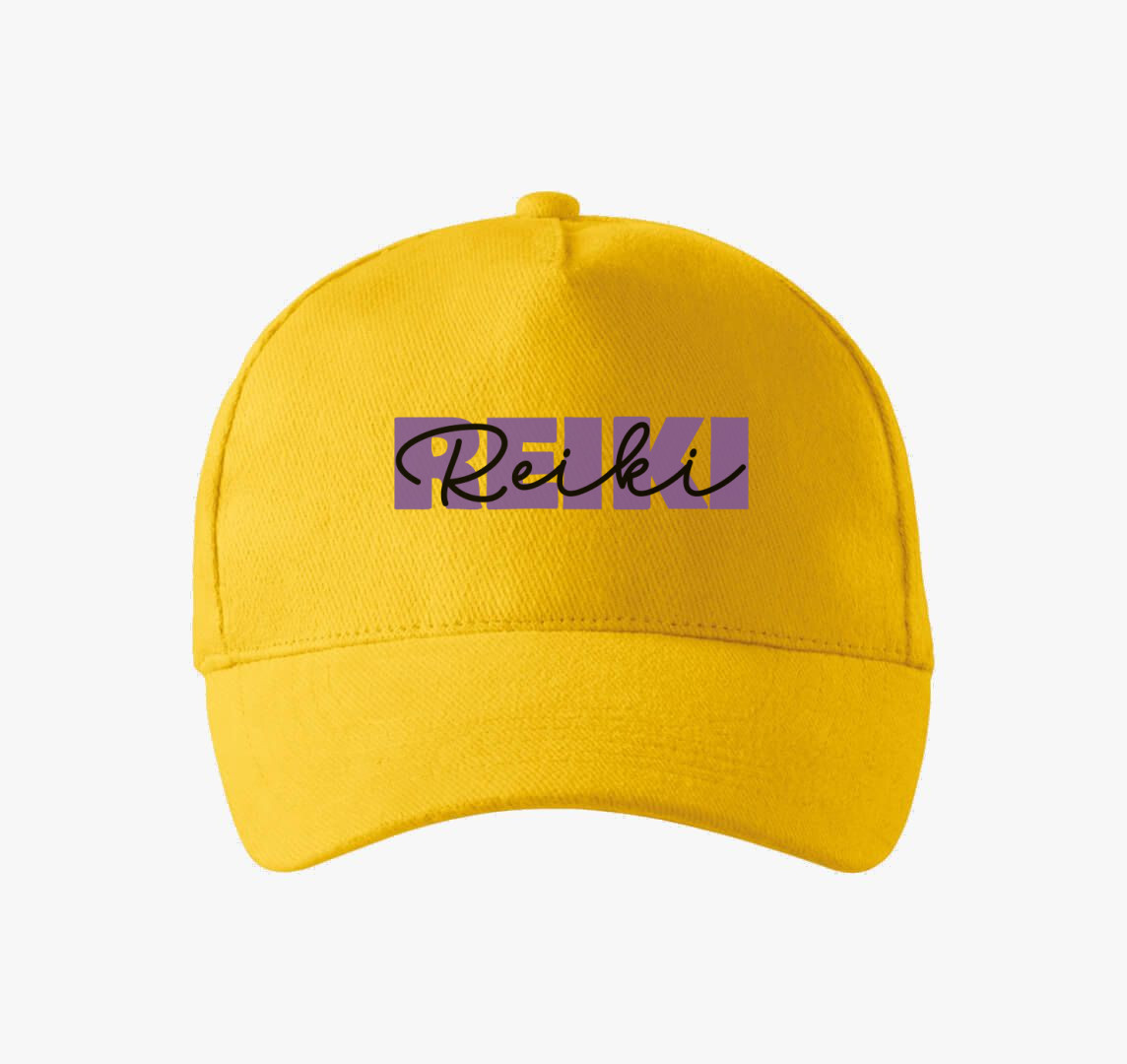 Reiki lila baseball sapka — Sárga