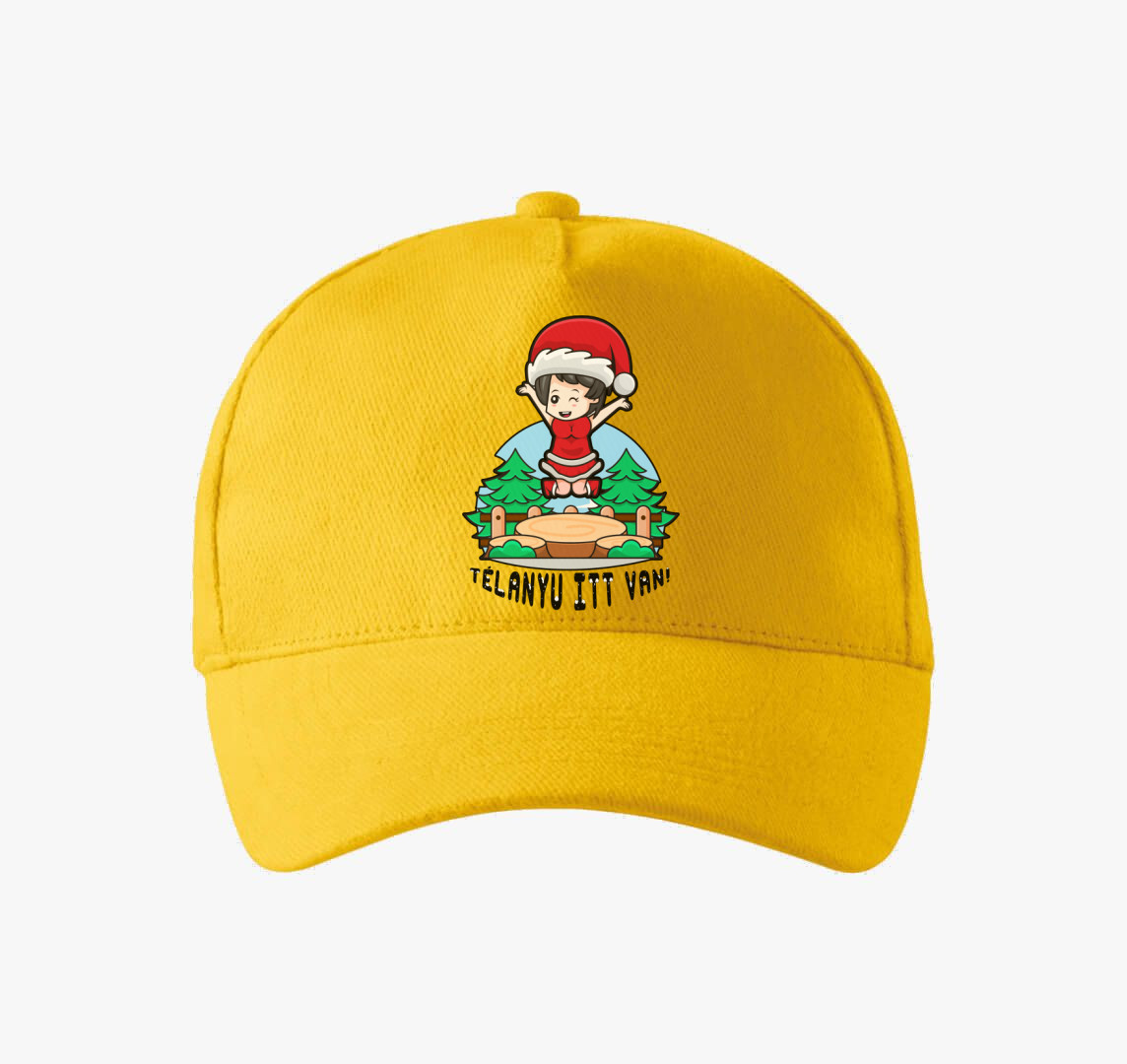 Télanyus baseball sapka — Sárga