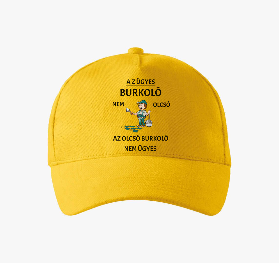 Ügyes burkoló baseball sapka — Sárga