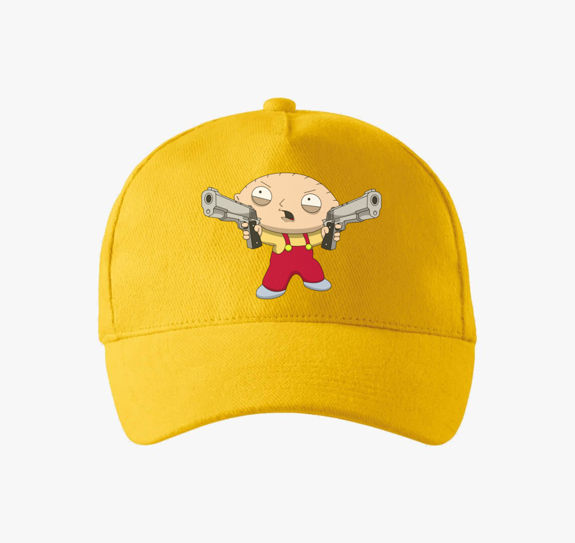 Stewie Griffin baseball sapka — Sárga