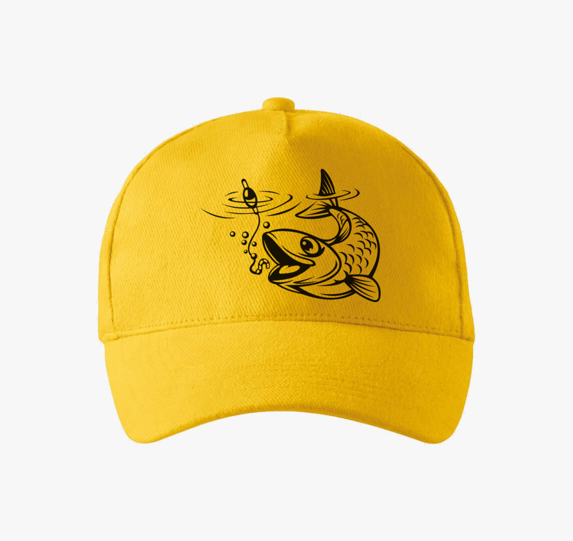 Halacskás baseball sapka — Sárga