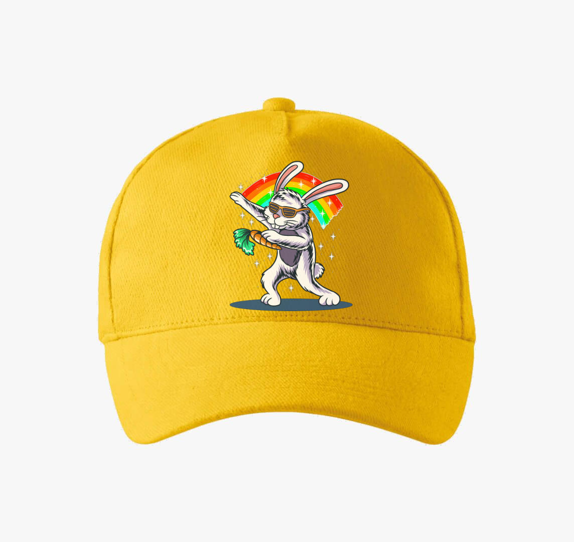 DAB nyuszis baseball sapka — Sárga