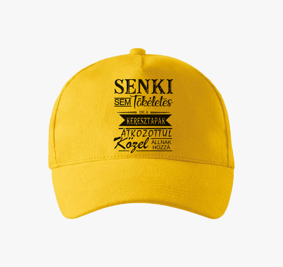 Tökéletes keresztapa baseball sapka — Sárga