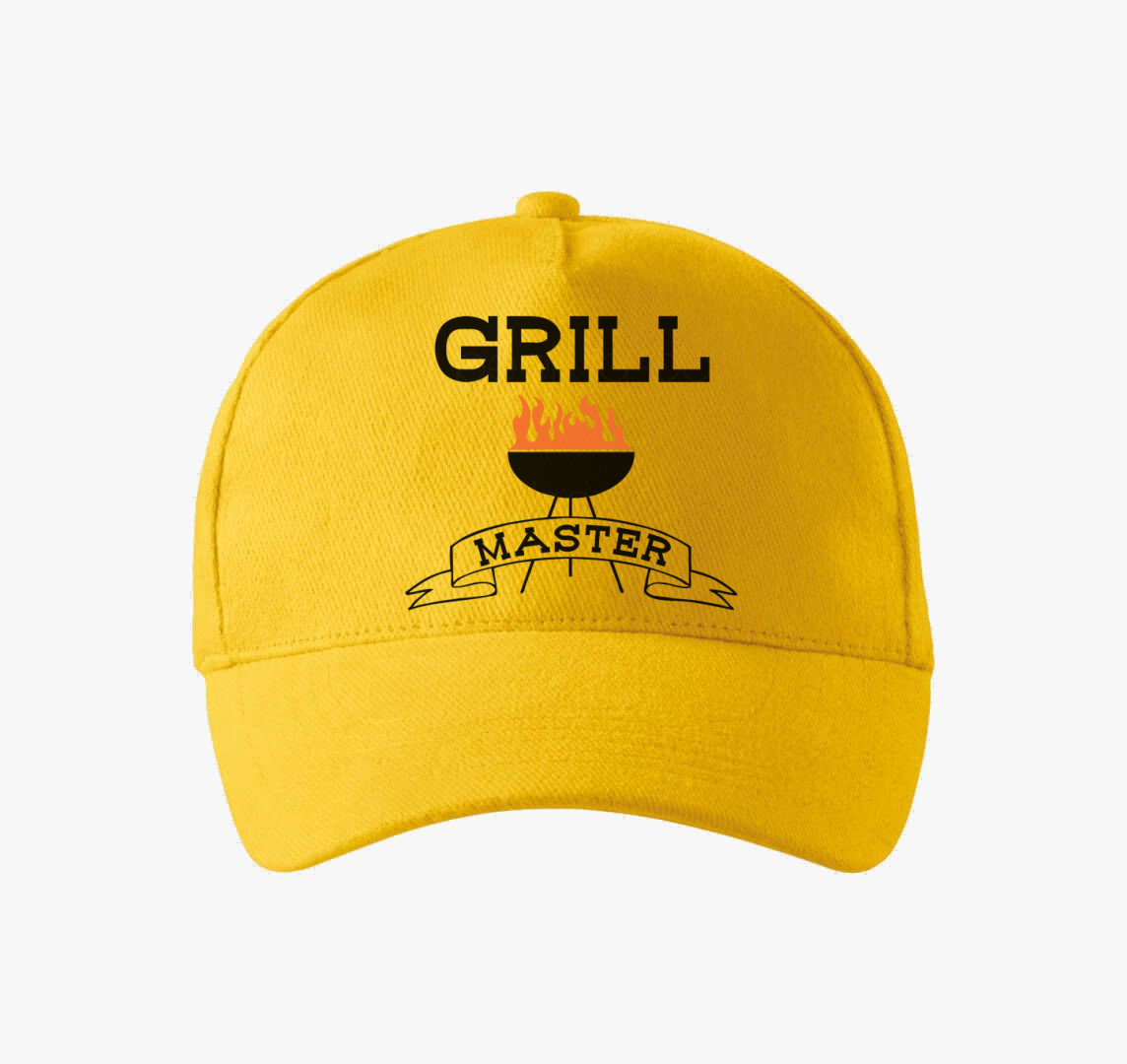 Grill Mester baseball sapka — Sárga