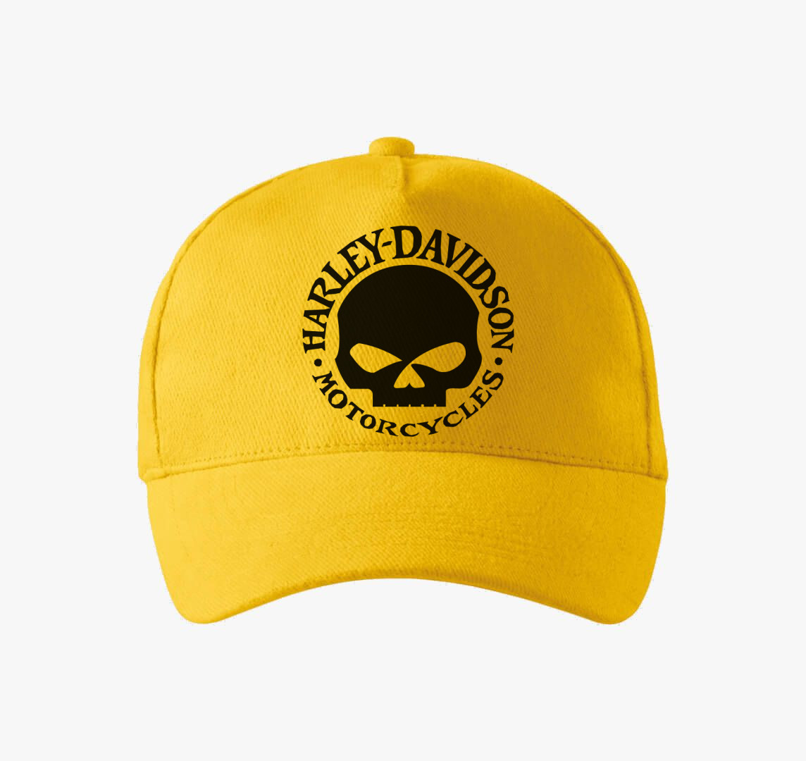 Harley Davidson baseball sapka — Sárga