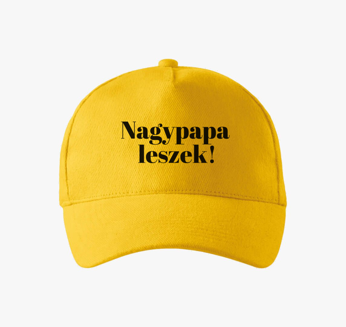 Nagypapa leszek baseball sapka — Sárga