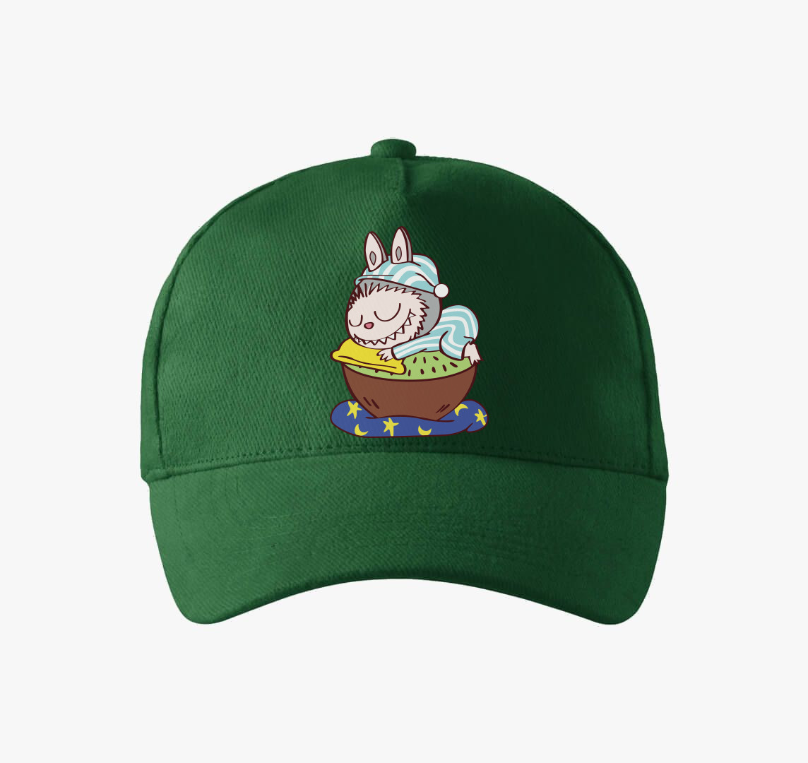 Labubu baseball sapka — Üvegzöld