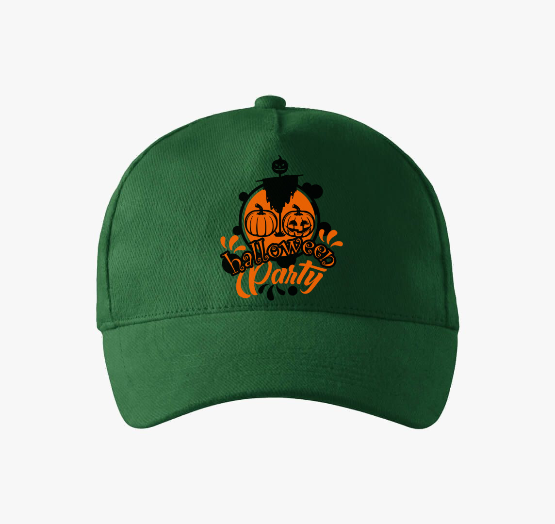 Halloween mintás baseball sapka — Üvegzöld