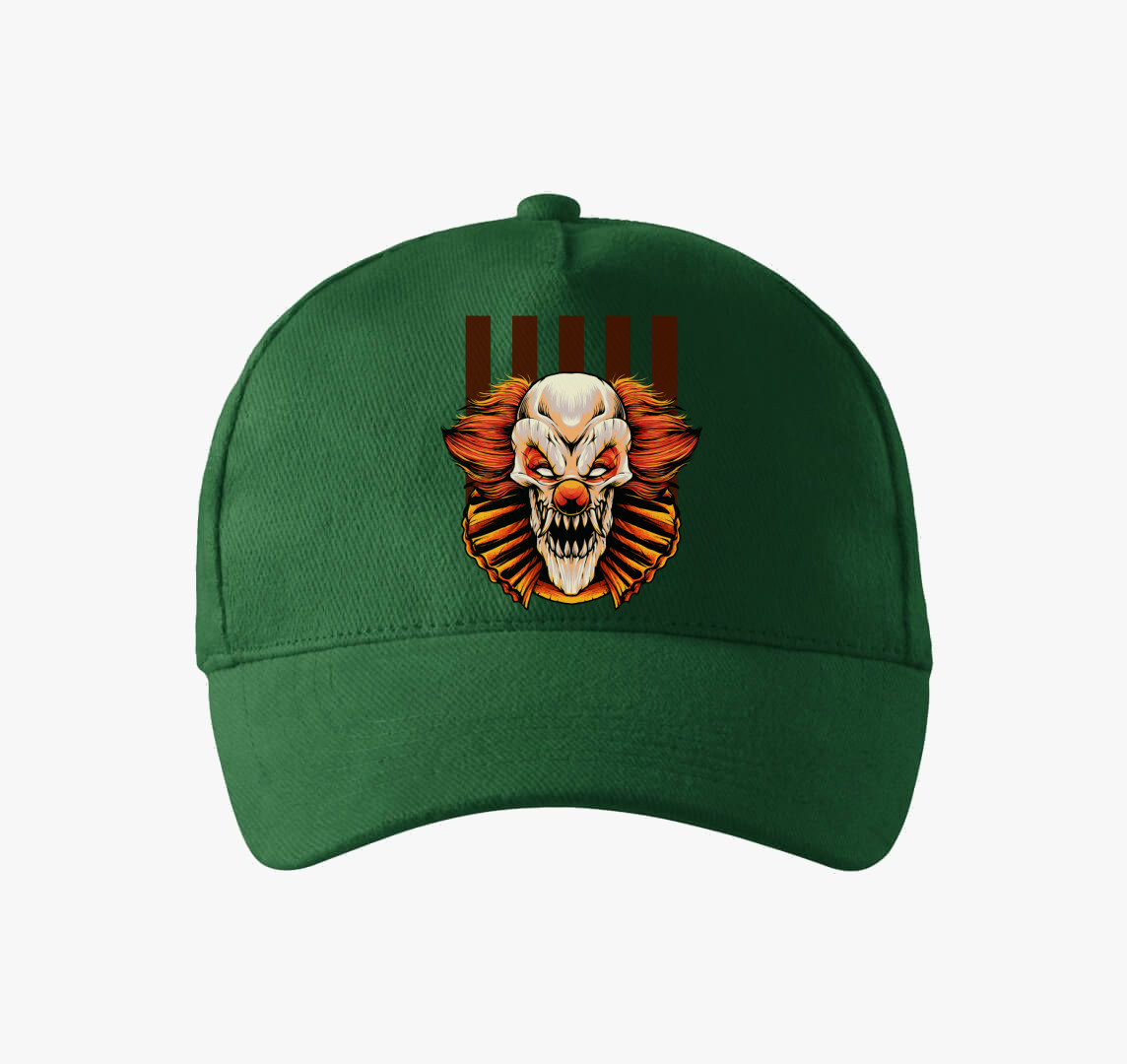 Bohóc démon baseball sapka — Üvegzöld