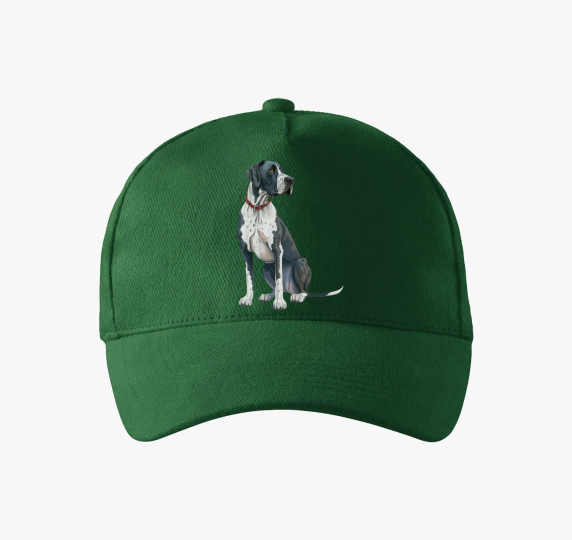 Dán dog baseball sapka — Üvegzöld