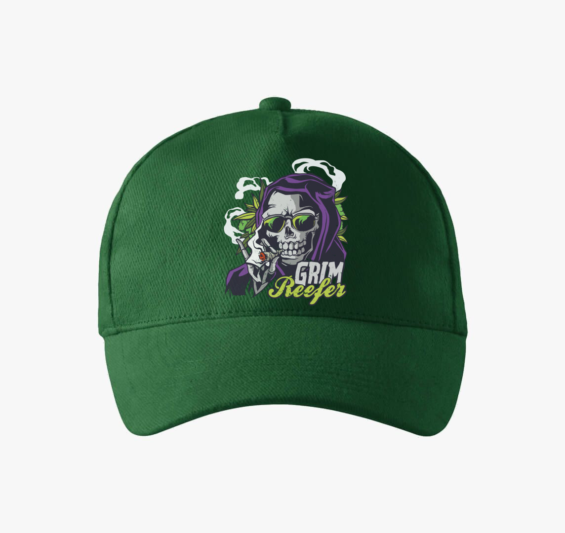 Nagy szívás baseball sapka — Üvegzöld