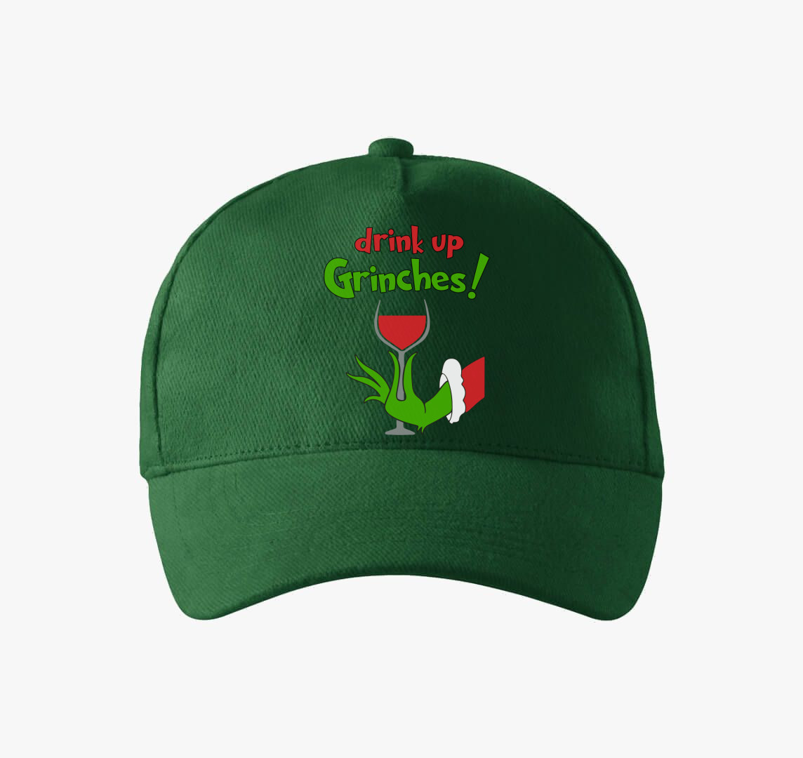 Emeljük poharunkat - Grincses baseball sapka — Üvegzöld