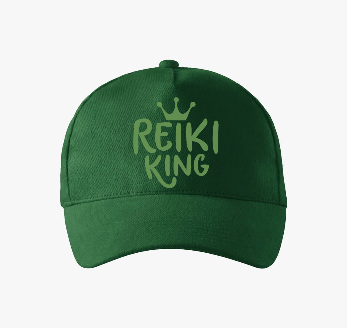 Reiki king zöld baseball sapka — Üvegzöld